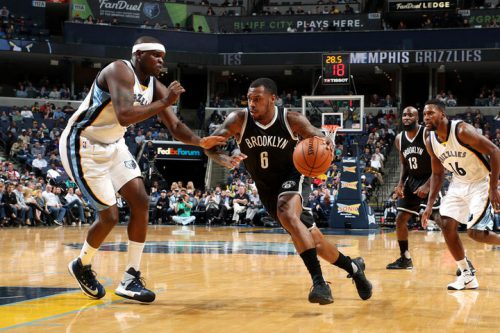 MEMPHIS, TN - MARCH 6: Sean Kilpatrick #6 of the Brooklyn Nets drives to the basket during the game against the Memphis Grizzlies on March 6, 2017 at FedExForum in Memphis, Tennessee. NOTE TO USER: User expressly acknowledges and agrees that, by downloading and or using this photograph, User is consenting to the terms and conditions of the Getty Images License Agreement. Mandatory Copyright Notice: Copyright 2017 NBAE (Photo by Joe Murphy/NBAE via Getty Images)